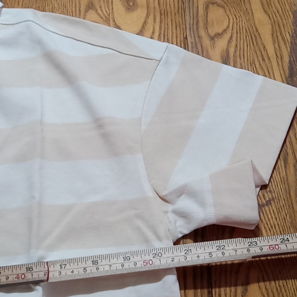 EVERLANE Women Shirt Dress MEDIUM White Cream Tan Work Casual Polo NEW Summer - Picture 8 of 8